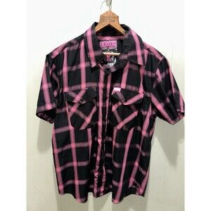 DIXXON FLANNEL CO “The Fight” Breast Cancer Awareness Short Sleeve Women’s Med
